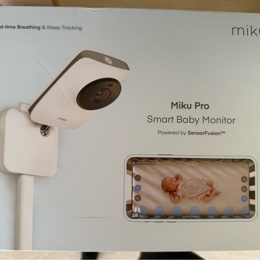 Brand new Miku baby monitor unboxed but not used